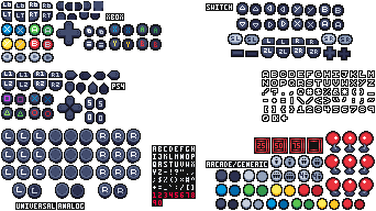 Gamepad Prompts Sprite Sheet