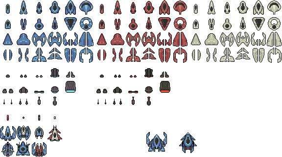 Spaceship Kit Spritesheet